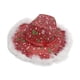 thumbnail image 4 of Sombrero de vaquero navideño Yinane sombrero de jazz para presentaciones juegos de rol Rojo con ribete, 4 of 8