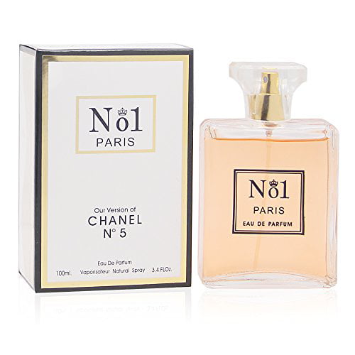 NO.1 PARIS, Our Version of CHANEL NO.5, Eau de Parfum Spray for Women, Perfect Gift, Elegant, Daytime & Casual Use, for all Skin Types, Classic Bottle, 3.4 Fl Oz - Walmart.com