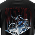 thumbnail image 4 of Rollin Hard men's Wicked Bike black classic fit front and back print graphic tee shirt, 4 of 5
