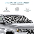 thumbnail image 2 of Bingfone Lilies Flowers Car Windshield Sunshade,Sun Foldable Sun Shield Sun Visor for Car - Medium, 2 of 8