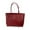 Wine, variant on breaise Tote Bag for Women PU Leather Shoulder Purse Large Capacity Travel Bag