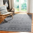 thumbnail image 2 of SAFAVIEH Cedar Brook Lynette Southwestern Cotton Area Rug, Black/Ivory, 2'3" x 4', 2 of 8