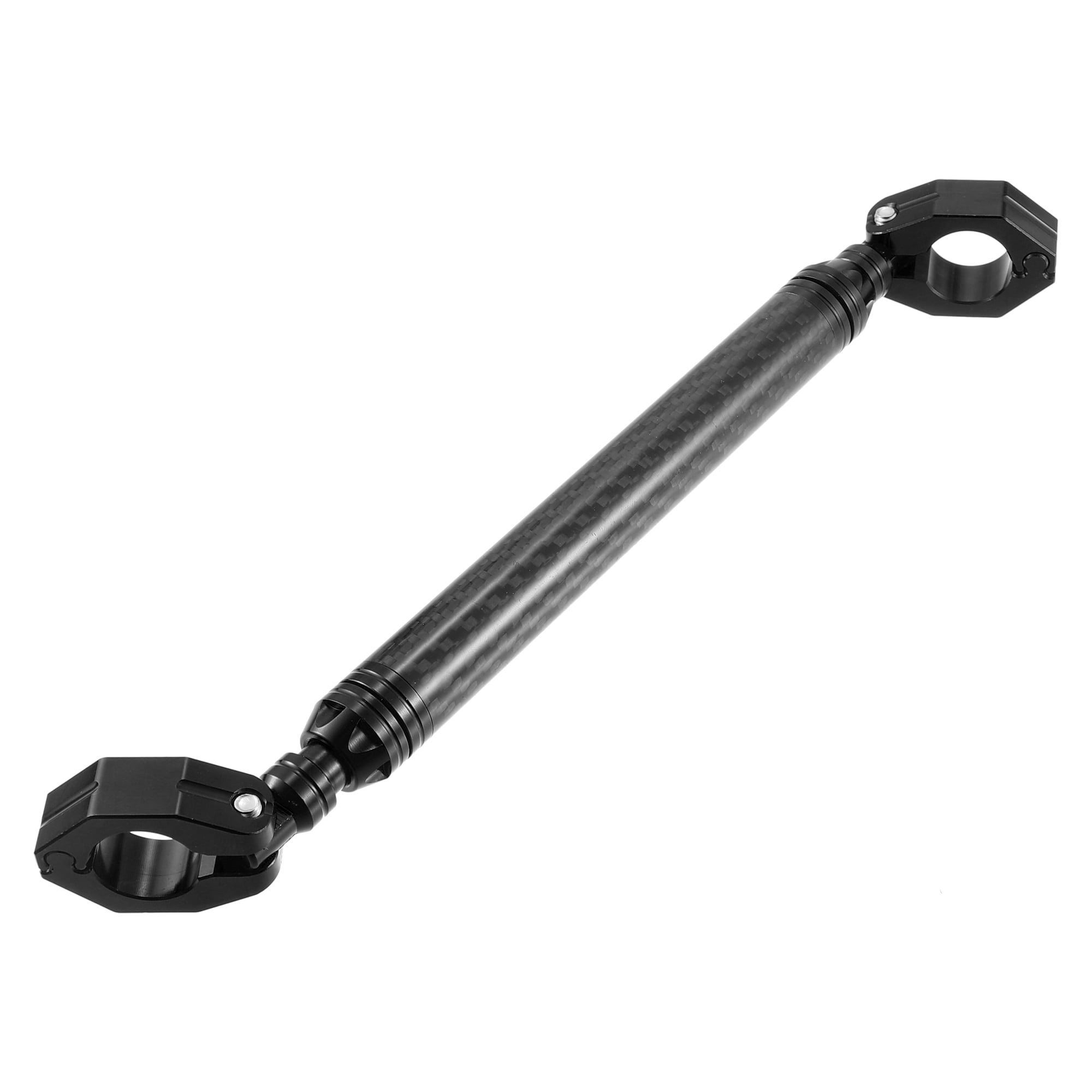 Unique Bargains Universal 22mm Carbon Fiber Pattern Black Motorcycle Balance Bar Crossbar Handlebar Adjustable
