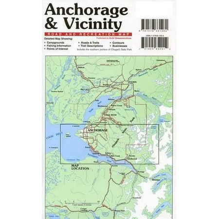 Anchorage Road & Recreation Map