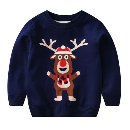 

Jdefeg Twins Clothes Girls Toddler Kids Girls Boys Dinosaur Cartoon Sweater Casual Prints Knitted Long Sleeve Outwear Winter Top Sweater Girls Button Sweater Cotton Dark Blue 100