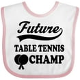 thumbnail image 3 of Inktastic Table Tennis Future Champ Boys or Girls Baby Bib, 3 of 4