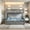 Gray, variant on AUU Twin-Over-Full Convertible Bunk Bed with Storage Drawers – Solid Pine Wood Frame, Divides into 2 Beds, Full-Length Guardrail for Bedroom or Guest Room