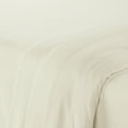 thumbnail image 4 of Serta Simply Clean 3-Piece Ivory Solid Bed Sheet Set, Twin-XL, 4 of 10