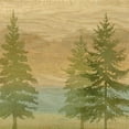 thumbnail image 2 of Coulter, Cynthia 26x26 White Modern Wood Framed Museum Art Print Titled - At the Lake Pine Trees II, 2 of 4