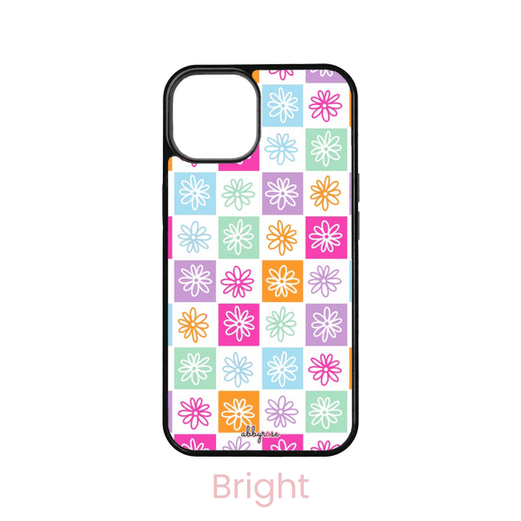 abbyrose Flower Check iPhone Case for iPhone 15