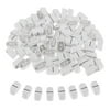 100 Pieces 4 Mm Mixer Potentiometer Control Knobs Replacement Lid Pot Lid - white, as described