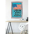 thumbnail image 6 of Join Army Navy Marines Wall Poster, 22.375" x 34" Framed, 6 of 6
