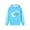 Light Blue, variant on Fiaer Sweatshirts for Kids Game Day Hooded Sweatshirt Heart Football Graphic Hoodies Pullover Tops,Size 3-14 Years Yellow 160
