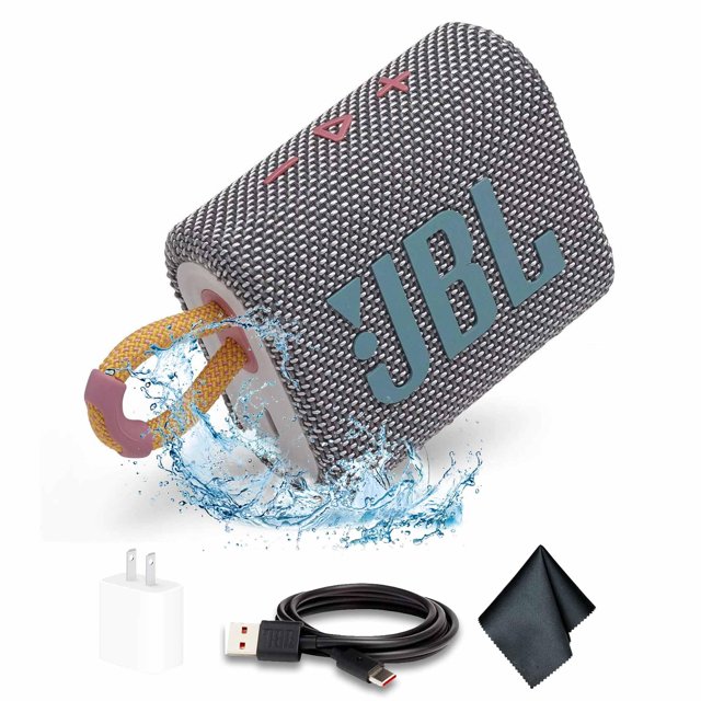 Altavoz Bluetooth JBL Go 3 Portátil Resistente al Agua Gris