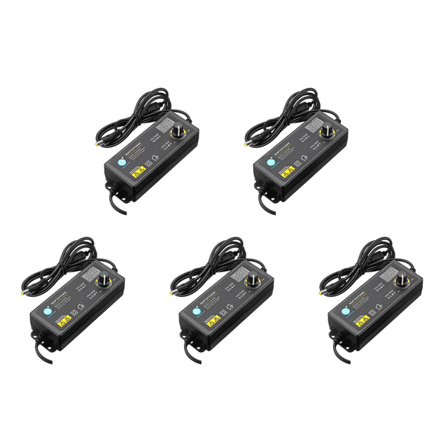 Voltaje ajustable del adaptador corriente 3-36V 60W con pantalla visualización Enchufe EE. UU.