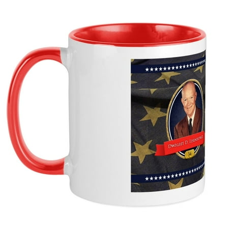 

CafePress - Dwight D. Eisenhower Historical Mugs - Ceramic Coffee Tea Novelty Mug Cup 11 oz