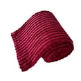 thumbnail image 2 of Blueek Solid Color Plush Fuzzy Fleece Throw Blanket Extra Large, Super Soft, Fluffy and Warm Blankets for Couch, Bed, All Season Use (70x78 Inches, Wine), 2 of 6