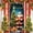 C, variant on YIKA 35 X 71 Inch Christmas Door Cover - Santa Claus Pattern - Christmas Day Door Decoration - Festival Party Decoration Christmas Decorations A