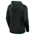 thumbnail image 3 of Men's Fanatics Black Jacksonville Jaguars Transitional Defender Hoodie Long Sleeve T-Shirt, 3 of 3