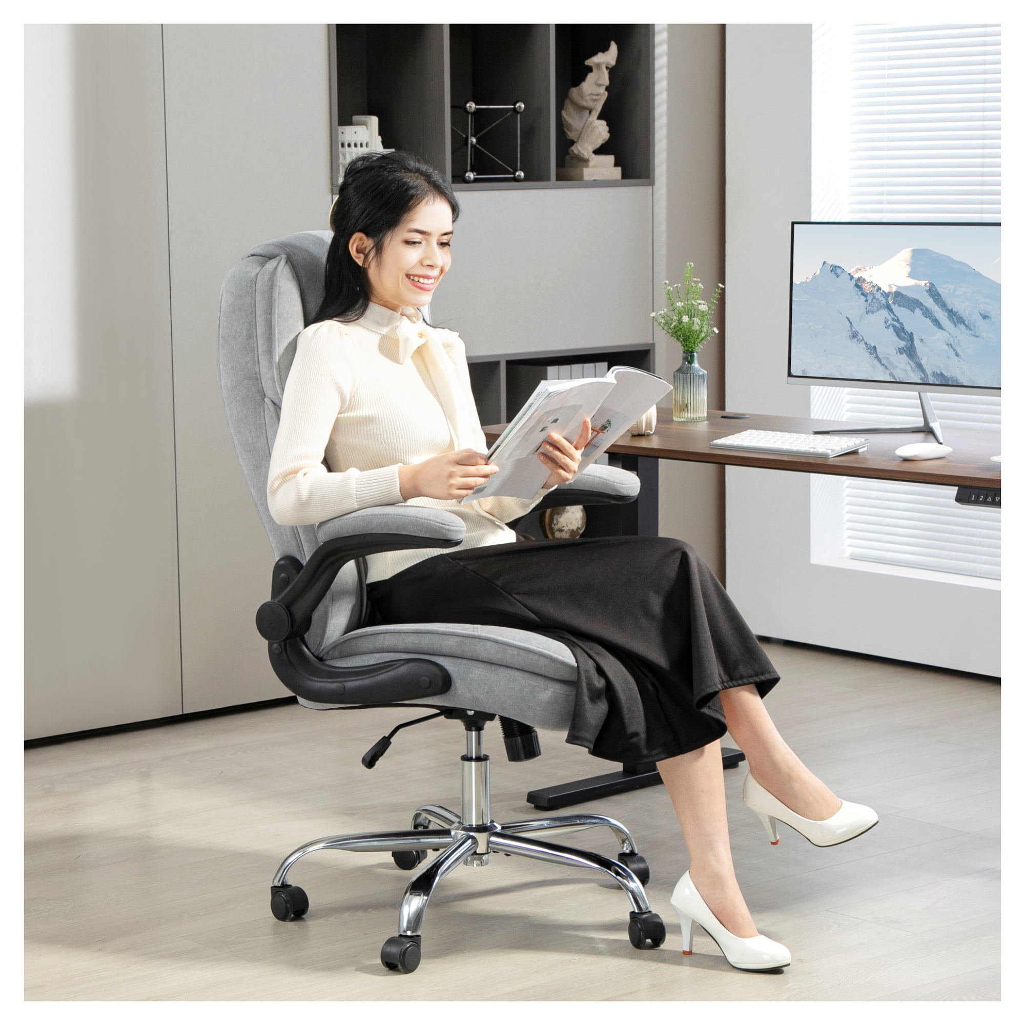 office chair desk chair flip-up product