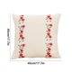 thumbnail image 3 of Sofa Vama Ropa de Cama Cojines bordados, cojines con rosas, sofás cama, soporte lumbar para la cabeza, fundas de almohada sencillas, regalos navideños for Navideño, 3 of 4