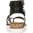 thumbnail image 3 of Franco Sarto Womens Daven Faux Leather Ankle Strap Wedge Sandals, 3 of 4