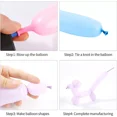 thumbnail image 4 of 50/100pcs 260 Balloons Long Modelling Balloons for Kids Birthday Decoration, 100% Biodegradable Latex Balloons, Safe and Non-Toxic, Perfect for Party Decorations, Arts and Crafts, 4 of 7