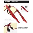thumbnail image 4 of Gafas de bloqueo de luz azul ANYLUV para hombre Al-Mg Metal, 4 of 8