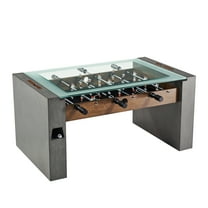 40" Urban Foosball Coffee Table with Tempered Glass, Soccer, Accessories Included by Barrington Billiards