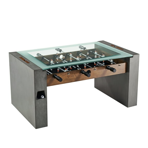 40" Urban Foosball Coffee Table with Tempered Glass, Soccer, Accessories Included by Barrington Billiards