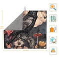 thumbnail image 3 of Honeii Moonlit Crow Blossoms for Dish Drying Mat for Kitchen Counter, Non-slip Rubber Backed, Hide Stain Kitchen Super Absorbent Draining Mat, Dish Rack Pad, 3 of 8