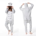 thumbnail image 1 of Pijamas de lobo para niños y niñas, ropa de dormir de animales, unicornio, Stitch, Licorne, Mono xuanjing unisex, 1 of 2