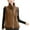 Khaki Vest, variant on Htigea Women’s Faux Suede Vest Fall Winter Fleece Lined Sleeveless Jackets Stylish Stand Collar Coat Comfy Zip Up Outerwear with Pockets Khaki M