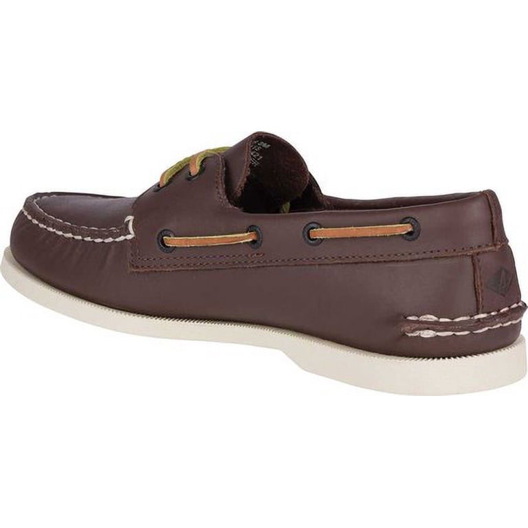 Sperry Top-Sider 10.5M Sahara Boat Shoe Loafer Two Tone Brown Leather Sperry Top-Sider Authentic Original 2-Eye Boat Shoe Men main image 3