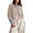 Beige, variant on UYISJ Women's Cropped Cardigan Sweaters Fall Long Sleeve Open Front Cardigans Button Down Color Block Crewneck Knit Outwear Coats Beige M