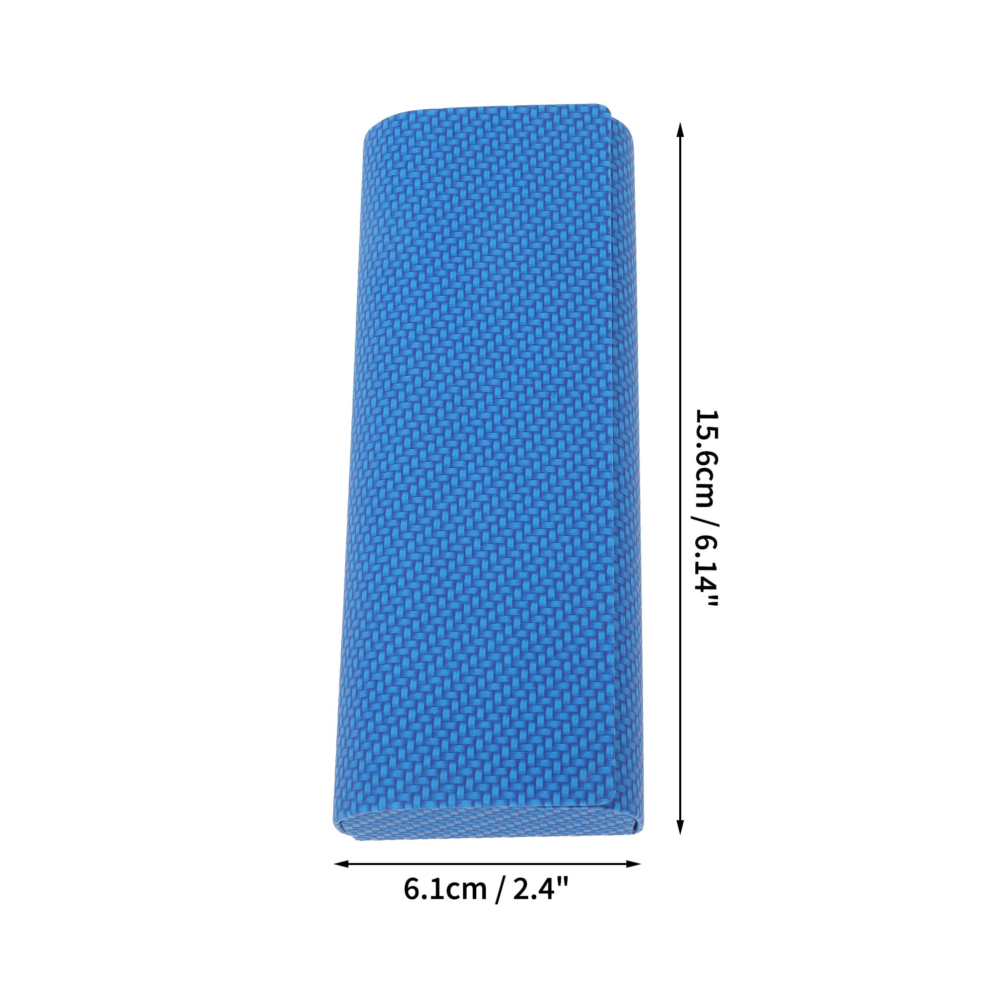 Unique Bargains Portable Eyeglasses Storage 6.14"x2.4"x1.22"(L*W*H) Blue