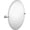 Nickel, variant on MOEN Glenshire Brushed Nickel 26-Inch x 22-Inch Frameless Pivoting Bathroom Mirror, Oval Tilting Wall Mounted Setup, DN2692BN