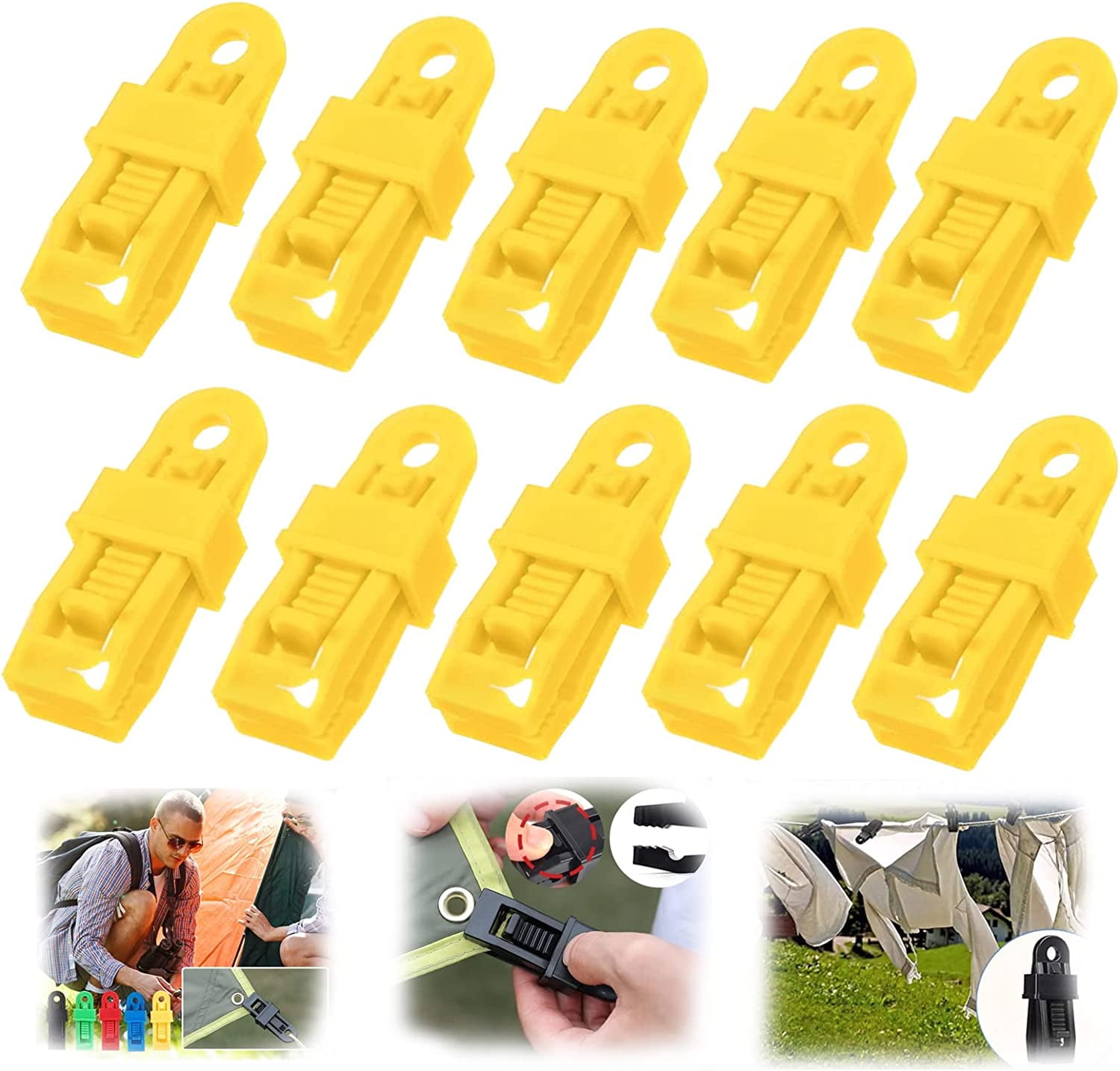 New Shade Cloth Plastic Clips, Reusable Tarp Clamps Awning Tarp Clamps