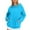 01# Sky Blue, variant on YDDIAN Raincoats for Women with Hood Plus Size Lightweight Packable Rain Jackets Long Sleeve Zip Summer Y2k Fashion Waterproof Windbreaker with Pockets Green L