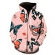 thumbnail image 1 of Sudadera con capucha y cremallera con estampado de mariposas de dibujos animados para hombre, mujer y niño, con estampado 3D, ropa de otoño, 1 of 6