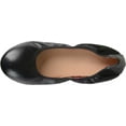 thumbnail image 4 of Women's Journee Collection Lindy2 Ballet Flat Black Faux Leather 10 M, 4 of 5