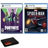Fortnite The Last Laugh and Spider-Man: Miles Morales for PlayStation 5 - Two Game Bundle