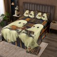 thumbnail image 2 of Erosebridal Spooky Animal Quilt Sets for Twin Size Bed, Retro Library Book Bedding Set Halloween Decor, 2 Pieces, 2 of 5