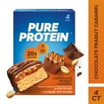 thumbnail image 3 of (9 pack) Pure Protein Bars, Chocolate Peanut Caramel, Gluten Free, 20g Protein, 1.76 oz, 4 Count, 3 of 8