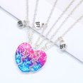 thumbnail image 4 of 2-3 piezas lindo medio corazón roto Koala Panda grabado BFF colgante collar para mejor amiga mujeres chica hombres niño amor encantador, 4 of 5