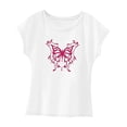 thumbnail image 3 of Camiseta para mujer verano ropa simple cuello redondo camiseta para playa oficina uso diario L, 3 of 7