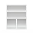 thumbnail image 3 of Pemberly Row Contemporary 3-Tier Display Bookcase in White Finish, 3 of 6