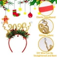 thumbnail image 5 of Yoyauz 2026 New Year Party Supplies Gold Black Silver Adult Female And Male Headwear Flashing Photo Booth Props 2026 Celebration Eve Party And Holiday Headwear, 5 of 6
