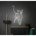 thumbnail image 2 of Handmadetneonsign Cat Neon Signs, Cute Cat Led Signs, Pet Lover Gifts, Neon Light For Wall, Bedroom Decor, Animal Line Art, Wall Décor, 2 of 5