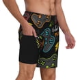 thumbnail image 2 of Fuzoiu Play Game3 Print Men's Swim Shorts,Quick-Dry Double-Layer Swim Trunks,Board Trunks,Beach Shorts Swimwear Bathing Suits-XX-Large, 2 of 6